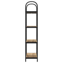 Bogreol 4 niveauer 60 x 30 x 146 cm Konstrueret træ