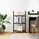 Bogreol Sort eg 60 x 30 x 109 cm Konstrueret træ
