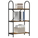 Bogreol Røget eg 60 x 30 x 109 cm Konstrueret træ