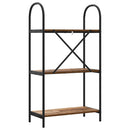 Bogreol Gammelt træ 60 x 30 x 109 cm Konstrueret træ