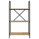 Bogreol 3 niveauer 60 x 30 x 109 cm Konstrueret træ