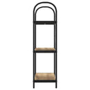 Bogreol 3 niveauer 60 x 30 x 109 cm Konstrueret træ