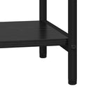 Bogreol 5 niveauer 40 x 30 x 183 cm Konstrueret træ Sort eg