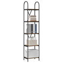 Bogreol Røget eg 40 x 30 x 183 cm Konstrueret træ