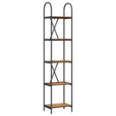 Bogreol Gammelt træ 40 x 30 x 183 cm Konstrueret træ