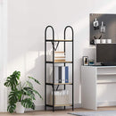 Bogreol 4 niveauer 40 x 30 x 146 cm Konstrueret træ Sonoma eg