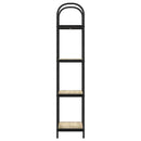Bogreol 4 niveauer 40 x 30 x 146 cm Konstrueret træ Sonoma eg