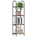 Bogreol Gammelt træ 40 x 30 x 146 cm Konstrueret træ