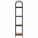 Bogreol 4 niveauer 40 x 30 x 146 cm Konstrueret træ