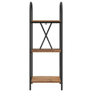 Bogreol Gammelt træ 40 x 30 x 109 cm Konstrueret træ