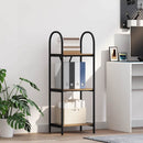 Bogreol Artisan Egetræ 40 x 30 x 109 cm Konstrueret træ