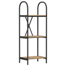 Bogreol Artisan Egetræ 40 x 30 x 109 cm Konstrueret træ