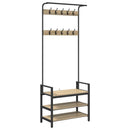 Jakkeholder Sonoma eg 75 x 34 x 184 cm Konstrueret træ