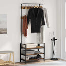 Jakkeholder Gammelt træ 75 x 34 x 184 cm Konstrueret træ