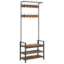 Jakkeholder Gammelt træ 75 x 34 x 184 cm Konstrueret træ