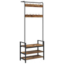 Jakkeholder Gammelt træ 75 x 34 x 184 cm Konstrueret træ