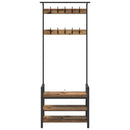 Jakkeholder Gammelt træ 75 x 34 x 184 cm Konstrueret træ