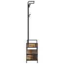 Jakkeholder Gammelt træ 75 x 34 x 184 cm Konstrueret træ