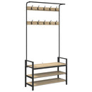 Jakkeholder Sonoma eg 95 x 34 x 184 cm Konstrueret træ