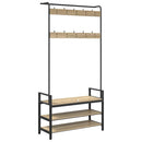 Jakkeholder Sonoma eg 95 x 34 x 184 cm Konstrueret træ