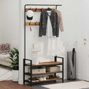 Jakkeholder Gammelt træ 95 x 34 x 184 cm Konstrueret træ