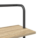 Bogreol 5 niveauer 60 x 24 x 168 cm Konstrueret træ Sonoma eg