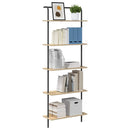 Bogreol 5 niveauer 60 x 24 x 168 cm Konstrueret træ Sonoma eg