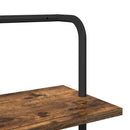 Bogreol 5 niveauer 60 x 24 x 168 cm Konstrueret træ Røget eg