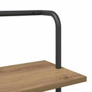 Bogreol 5 niveauer 60 x 24 x 168 cm Konstrueret træ
