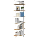 Bogreol Artisan Egetræ 60 x 24 x 203 cm Konstrueret træ