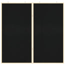 Bulletin Tavle Sort 100 x 100 x 1,4 cm Massivt fyrretræ