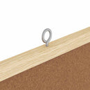 Bulletin Tavle 100 x 100 x 1,4 cm Massivt fyrretræ Brun