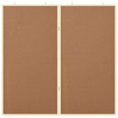 Bulletin Tavle 100 x 100 x 1,4 cm Massivt fyrretræ Brun