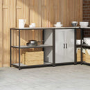 Køkkenopbevaringssæt HATTEM 2 pcs Sølv Galvaniseret stål