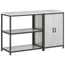 Køkkenopbevaringssæt HATTEM 2 pcs Sølv Galvaniseret stål