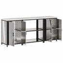 Køkkenopbevaringssæt HATTEM 3 pcs Sølv Rustfrit stål
