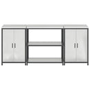 Køkkenopbevaringssæt HATTEM 3 pcs Sølv Galvaniseret stål