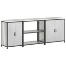 Køkkenopbevaringssæt HATTEM 3 pcs Sølv Galvaniseret stål