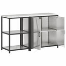 Køkkenopbevaringssæt HATTEM 2 pcs Sølv Rustfrit stål