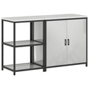 Køkkenopbevaringssæt HATTEM 2 pcs Sølv Galvaniseret stål