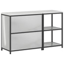 Køkkenopbevaringssæt HATTEM 2 pcs Sølv Galvaniseret stål