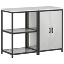 Køkkenopbevaringssæt HATTEM 2 pcs Sølv Galvaniseret stål