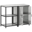 Køkkenopbevaringssæt HATTEM 2 pcs Sølv Galvaniseret stål