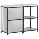 Køkkenopbevaringssæt HATTEM 2 pcs Sølv Galvaniseret stål