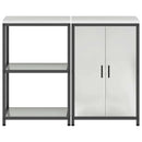 Køkkenopbevaringssæt HATTEM 2 pcs Sølv Galvaniseret stål