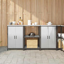 Køkkenopbevaringssæt HATTEM 3 pcs Sølv Rustfrit stål