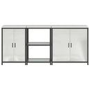 Køkkenopbevaringssæt HATTEM 3 pcs Sølv Galvaniseret stål