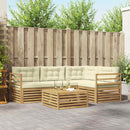 Udendørs sofagruppe 6 pcs
