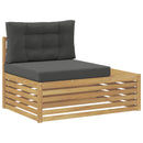 6 Stk Udendørs sofagruppe Polyester Hvid