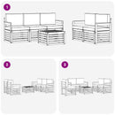 Sofasæt Massivt Akacietræ